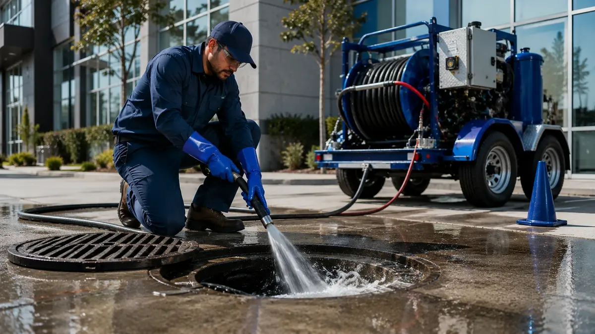 Commercial Hydro Jet Drain Cleaning in Fountain Valley